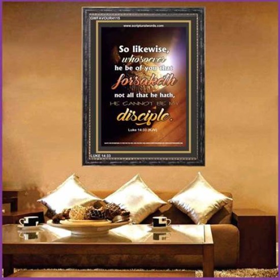 MY DISCIPLE   Biblical Paintings Acrylic Glass Frame   (GWFAVOUR4115)   