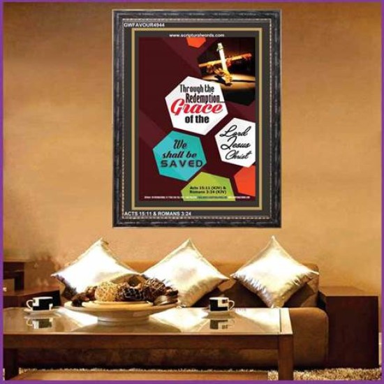 WE SHALL BE SAVED   Inspiration Wall Art Frame   (GWFAVOUR4944)   