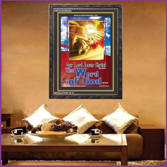 THE WORD OF GOD   Framed Religious Wall Art    (GWFAVOUR5493)   