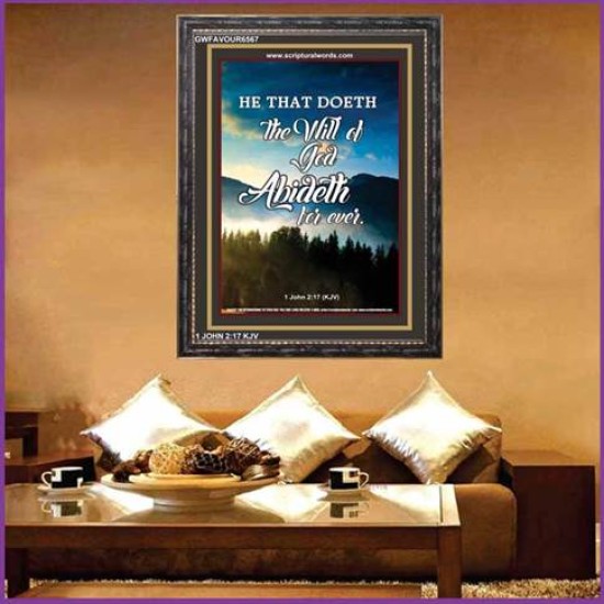 THE WILL OF GOD   Framed Picture   (GWFAVOUR6567)   