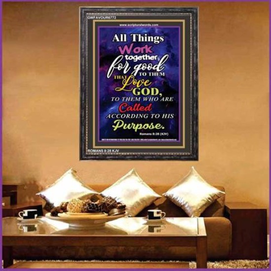 LOVE GOD   Christian Quotes Frame   (GWFAVOUR6772)   