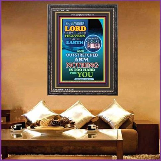 OUT STRETCHED ARM   Inspiration Wall Art Frame   (GWFAVOUR7392)   