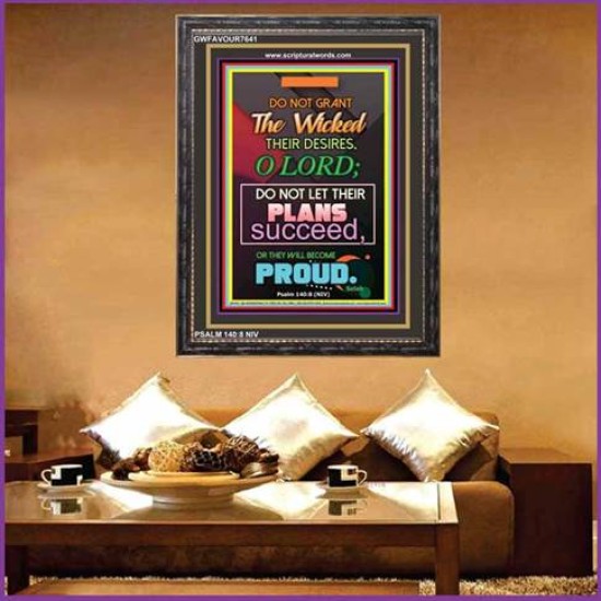 PRIDE   Acrylic Glass Frame Scripture Art   (GWFAVOUR7641)   