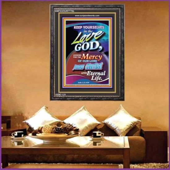 LOVE OF GOD   Contemporary Christian Poster   (GWFAVOUR7770b)   