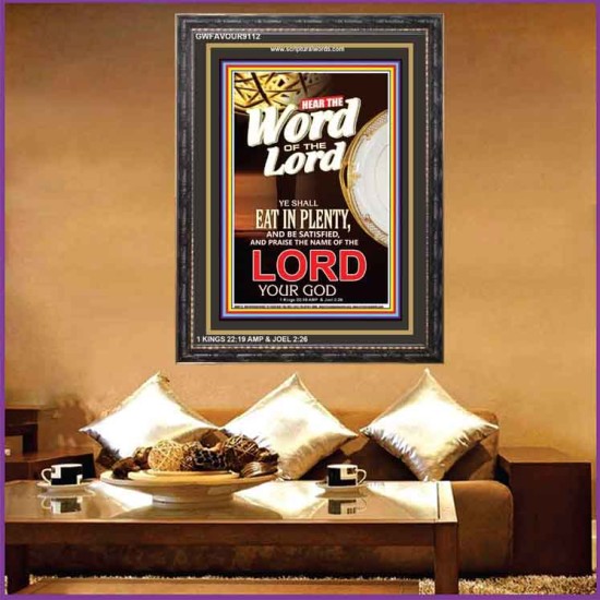 THE WORD OF THE LORD   Bible Verses  Picture Frame Gift   (GWFAVOUR9112)   