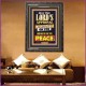 MAY HE GIVE YOU PEACE   Framed Scripture Art   (GWFAVOUR9164B)   