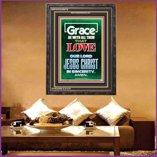 LOVE THE LORD   Picture Frame   (GWFAVOUR9216)   