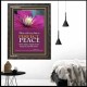 PERFECT PEACE   Scripture Wooden Frame Signs   (GWFAVOUR074)   