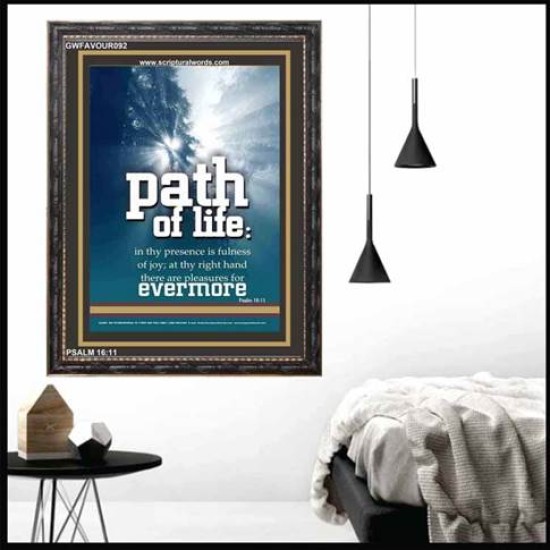 PATH OF LIFE   Scripture Art Prints   (GWFAVOUR092)   