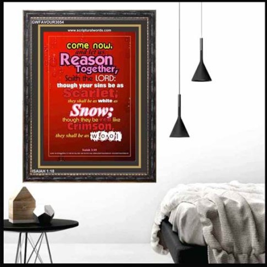 REASON TOGETHER   Bible Verses Poster   (GWFAVOUR3054)   