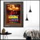 THE SPIRIT OF MAN IS THE CANDLE OF THE LORD   Framed Hallway Wall Decoration   (GWFAVOUR3355)   