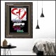 PURE IN HEART   Acrylic Glass Frame Scripture Art   (GWFAVOUR3584)   