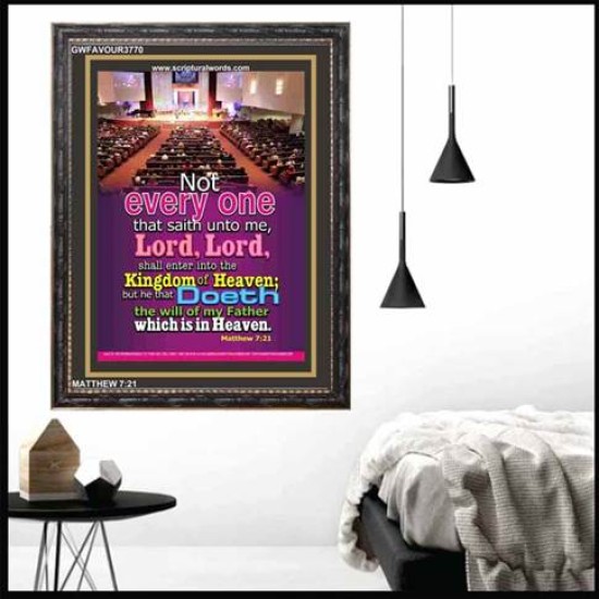 NOT EVERY ONE   Inspirational Bible Verses Framed   (GWFAVOUR3770)   