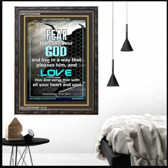 PLEASE HIM   Encouraging Bible Verse Framed   (GWFAVOUR4360)   