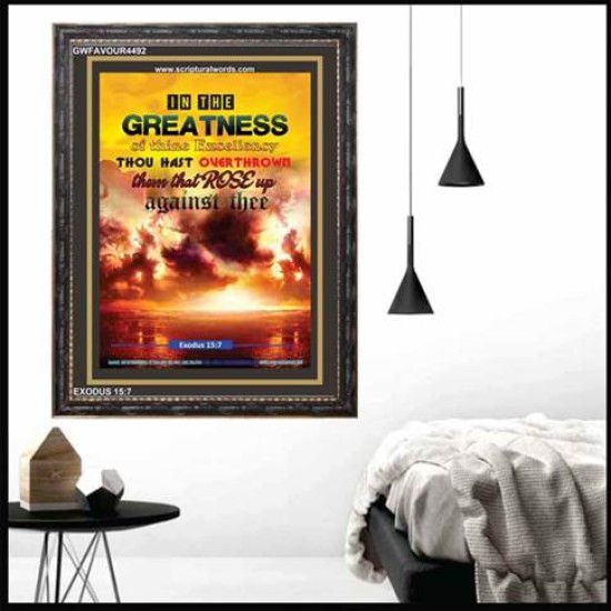 THINE EXCELLENCY   Contemporary Christian Poster   (GWFAVOUR4492)   