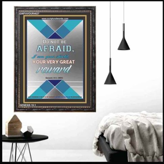 VERY GREAT REWARD   Encouraging Bible Verses Framed   (GWFAVOUR4627)   