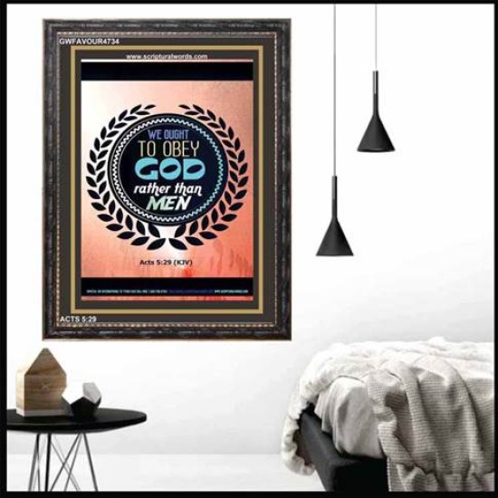 OBEY GOD   Wall Art Poster   (GWFAVOUR4734)   