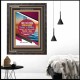 PRAISE THE LORD FROM THE HEAVENS   Contemporary Christian Wall Art Frame   (GWFAVOUR4888)   