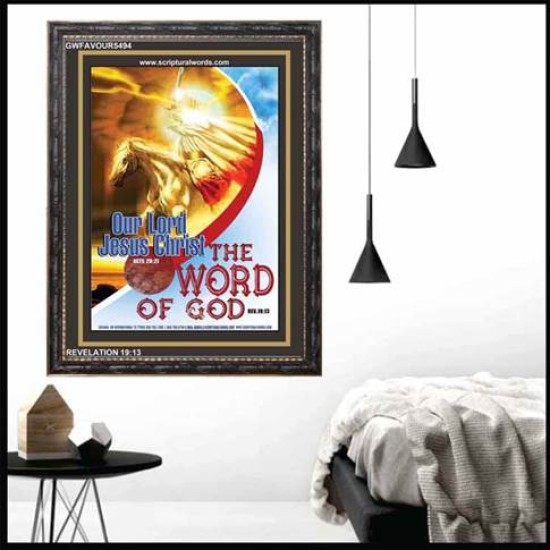 THE WORD OF GOD   Bible Verse Wall Art   (GWFAVOUR5494)   