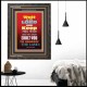 WAIT ON THE LORD   Bible Verses Wall Art Acrylic Glass Frame   (GWFAVOUR6535)   