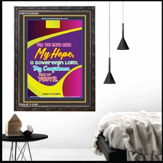 MY HOPE   Acrylic Frame Picture   (GWFAVOUR6891)   