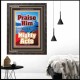 PRAISE HIM   Bible Verse Frame for Home Online   (GWFAVOUR7259)   