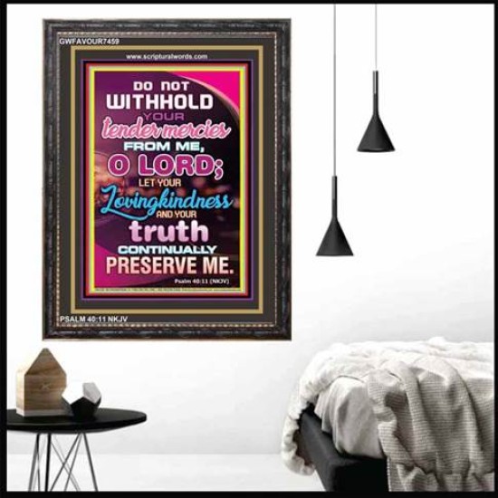 LOVING KINDNESS   Framed Scripture Dcor   (GWFAVOUR7459)   