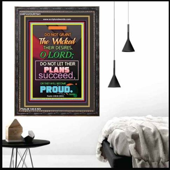 PRIDE   Acrylic Glass Frame Scripture Art   (GWFAVOUR7641)   