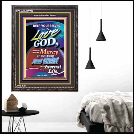 LOVE OF GOD   Contemporary Christian Poster   (GWFAVOUR7770b)   