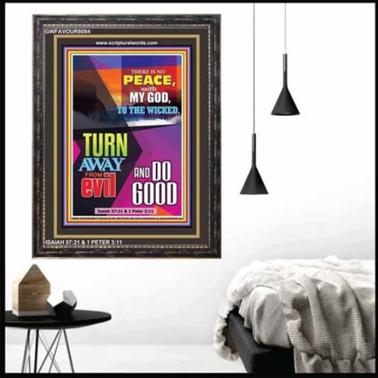 PEACE SAITH MY GOD   Encouraging Bible Verses Frame   (GWFAVOUR8084)   