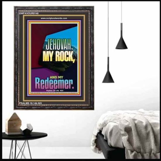 MY REDEEMER   Acrylic Glass Frame Scripture Art   (GWFAVOUR8140)   