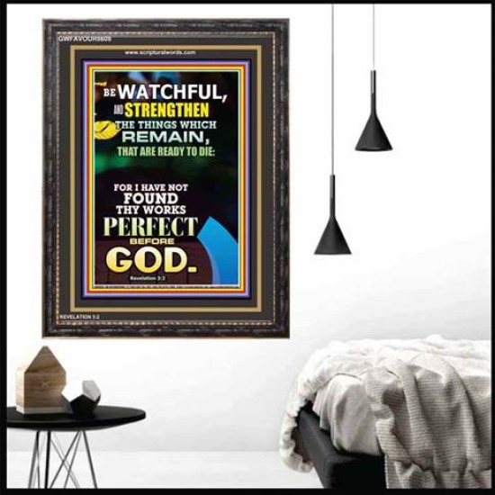 PERFECT BEFORE GOD   Scripture Art Frame   (GWFAVOUR8608)   