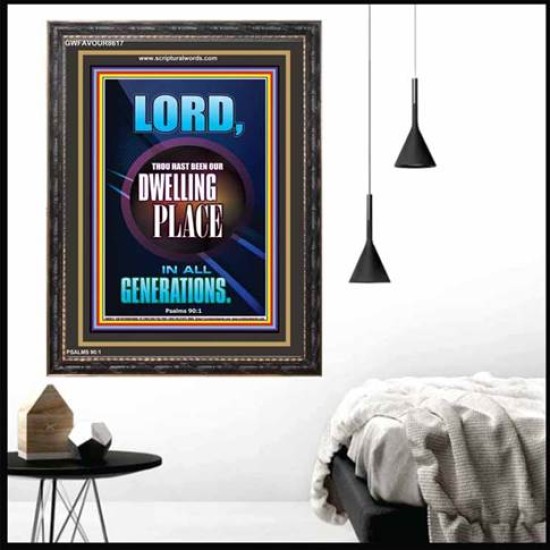 OUR DWELLING PLACE   Religious Art Frame   (GWFAVOUR8617)   