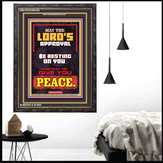 PEACE OF THE LORD   Christian Artwork   (GWFAVOUR9164)   