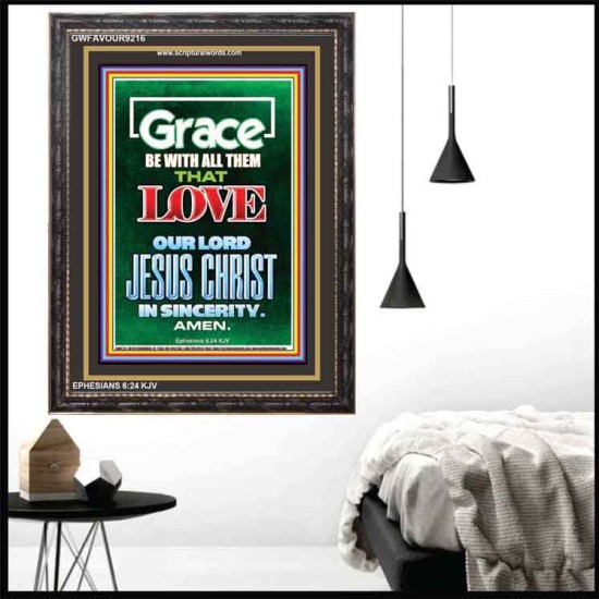 LOVE THE LORD   Picture Frame   (GWFAVOUR9216)   