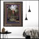 NAMES OF HOLY SPIRIT WITH BIBLE VERSES  Wooden Frame   (GWFAVOURHOLYSPIRITPORTRAIT)   