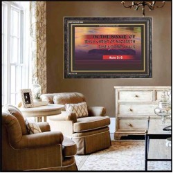 RISE UP AND WALK   Frame Bible Verse Art    (GWFAVOUR1066)   