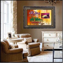 VERY VERY I SAY UNTO YOU   Framed Office Wall Decoration   (GWFAVOUR2061)   "45x33"