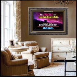 UNDERSTANDING   Inspirational Bible Verse Framed   (GWFAVOUR3351)   "45x33"