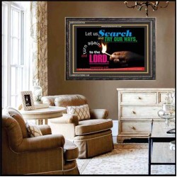 TRY OUR WAYS   Bible Verses Frames Online   (GWFAVOUR3764)   "45x33"