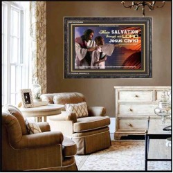 SALVATION THROUGH JESUS   Framed Business Entrance Lobby Wall Decoration    (GWFAVOUR4004)   