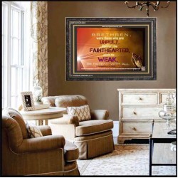 UPHOLD THE WEAK   Inspirational Wall Art Frame   (GWFAVOUR4008)   "45x33"