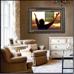 TRUST IN GOD   Framed Bible Verse   (GWFAVOUR4228)   "45x33"