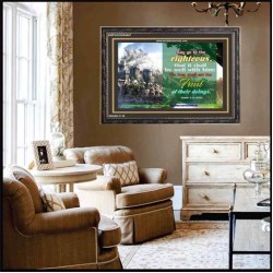 SAY YE TO THE RIGHTEOUS   Printable Bible Verses to Framed   (GWFAVOUR4447)   