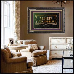 SANCTIFICATION   Contemporary Christian Wall Art Frame   (GWFAVOUR5292)   