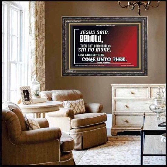 SIN NO MORE   Contemporary Wall Decor   (GWFAVOUR6369)   
