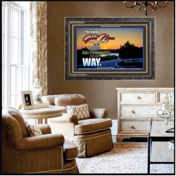 A GOOD MANS STEPS   Framed Office Wall Decoration   (GWFAVOUR6522)   "45x33"