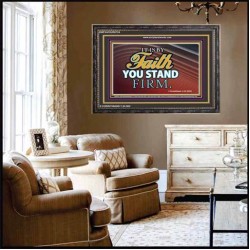 STAND FIRM IN FAITH   Bible Verse Frame Online   (GWFAVOUR6724)   