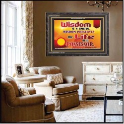 WISDOM   Framed Bible Verse   (GWFAVOUR6782)   "45x33"