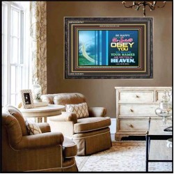 YOUR NAMES ARE WRITTEN IN HEAVEN   Christian Quote Framed   (GWFAVOUR7527)   "45x33"